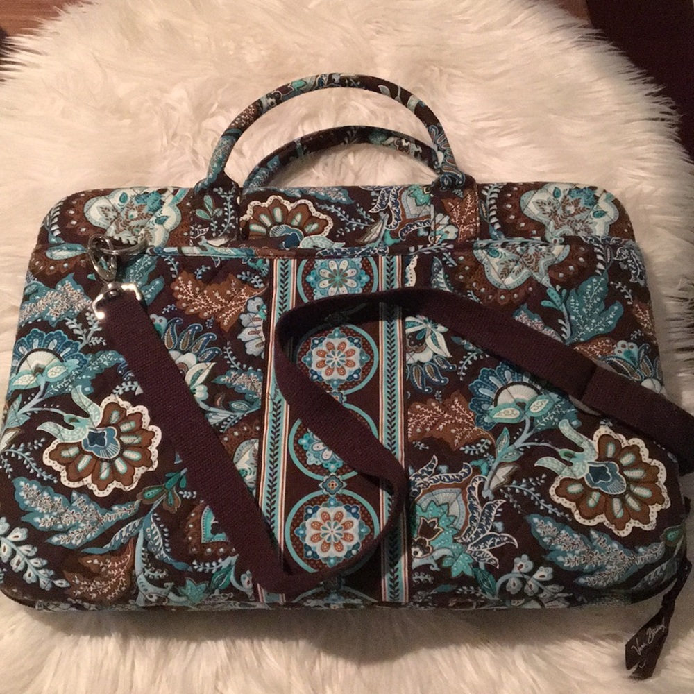 Vera Bradley Laptop Bag in Java Blue